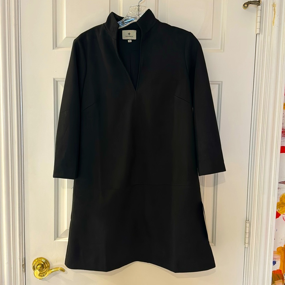 TUCKERNUCK BNWT MICRO SUEDE BLACK DRESS